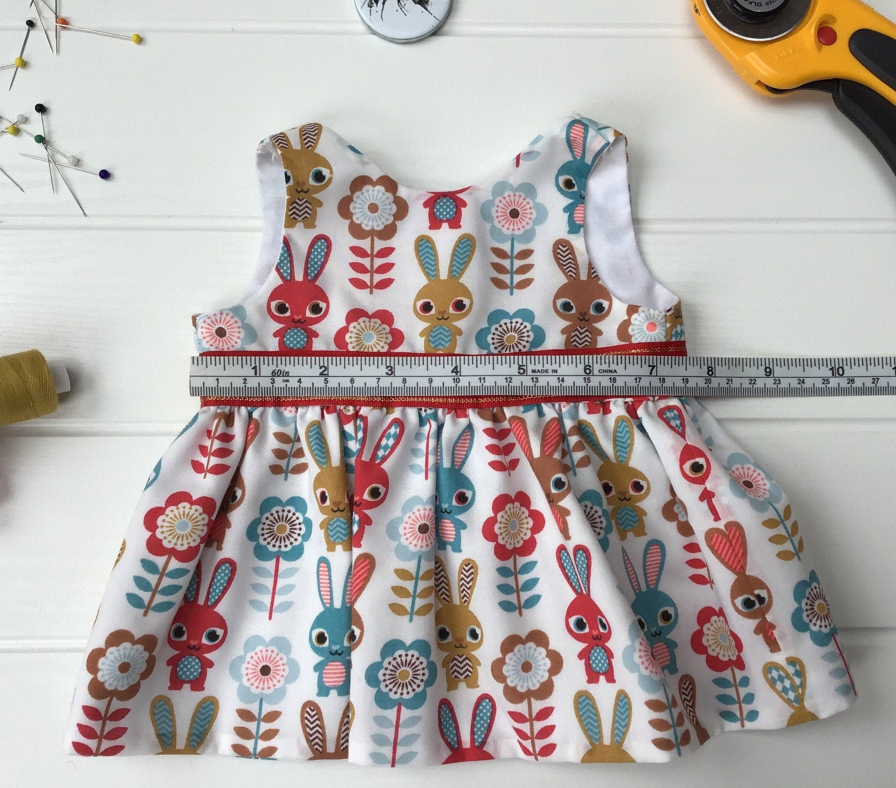 TEDDY BEAR DRESS Pdf Pattern Fits Build A Bear & Other 1518 Etsy UK