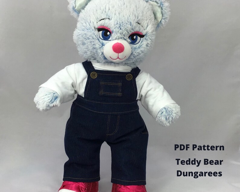 PDF Pattern DUNGAREES / OVERALLS. Fits 'BuildABear' Etsy