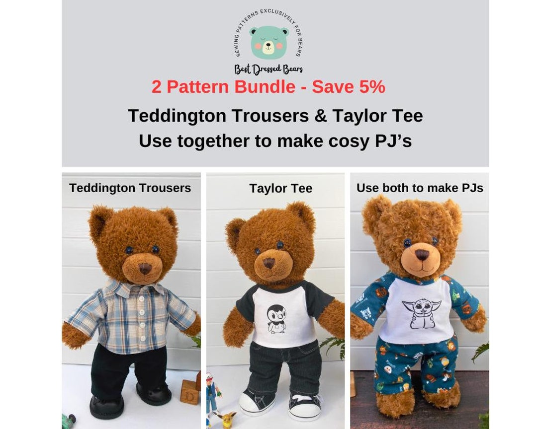 【USED】heartful teddy bear pajamas 15 In. Hoodie-Footie Sweetheart Bear – Vermont Teddy Bear