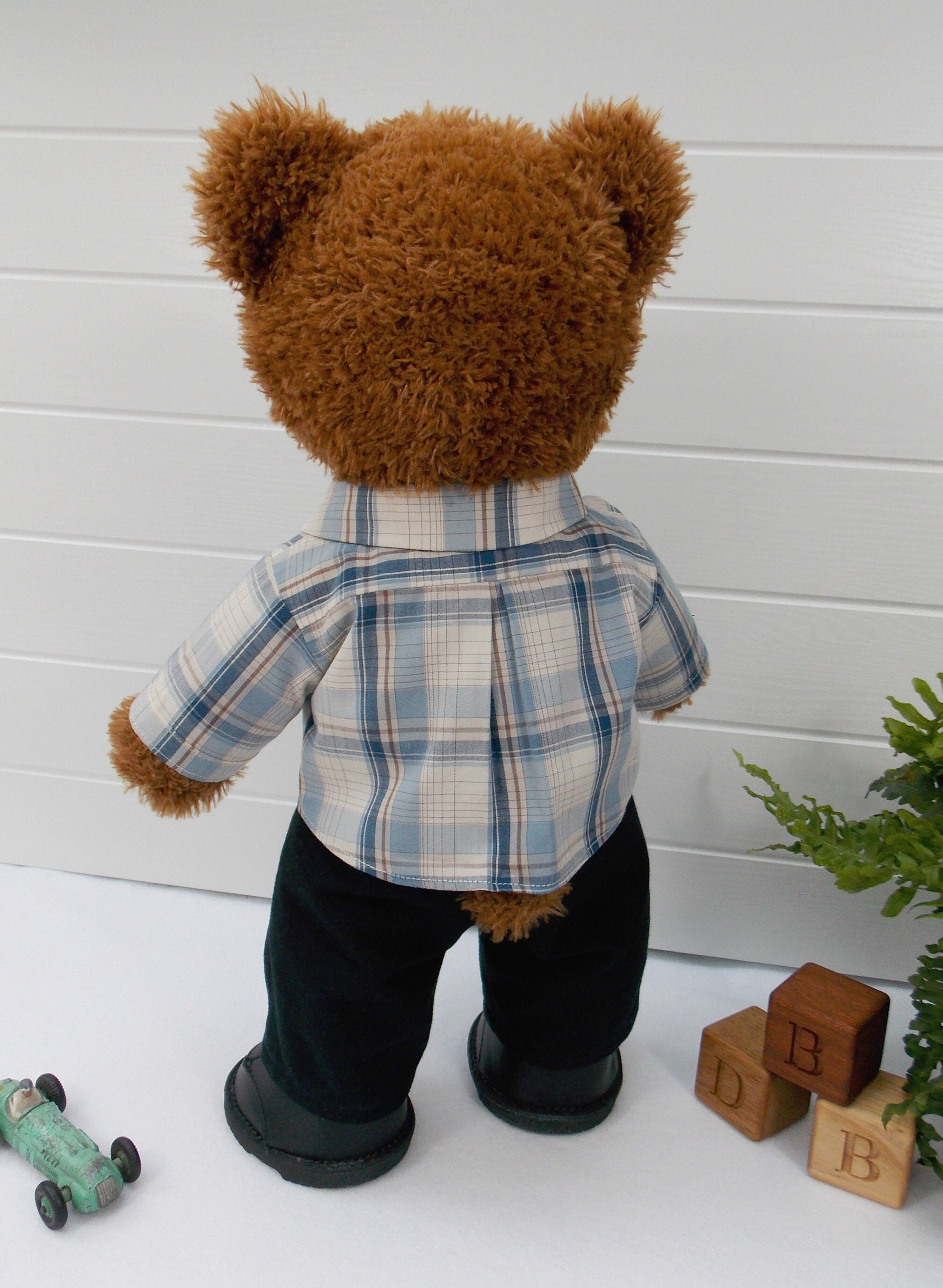 TEDDY BEAR SHIRT Pdf Pattern Fits Build A Bear Other 15 18 Etsy