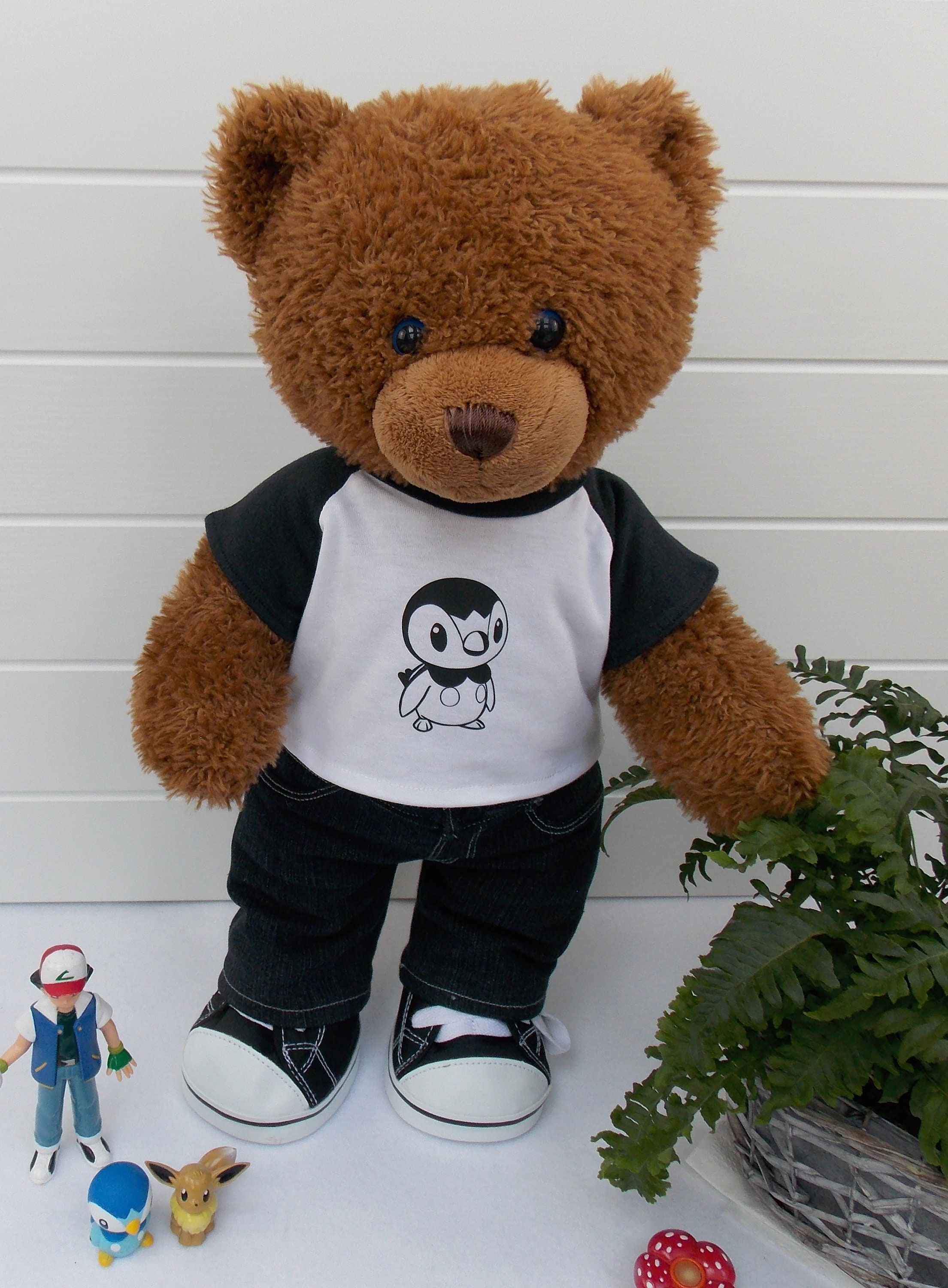 Teddy Bear T Shirt Pdf Pattern Fits Build A Bear And Other 15 18 Etsy