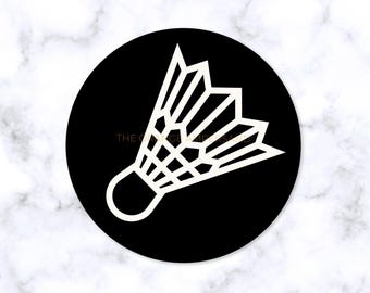 Shuttlecock Icon Sticker | Kansas City Birdie | KC Sculptures | Kansas City Icons | KCMO Landmarks | Waterproof Sticker | Missouri Decal