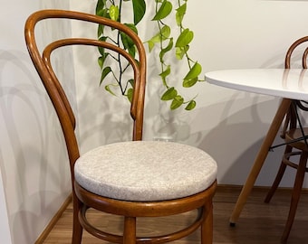 Custom Size Seat Cushion / Round Chair Cushion / Floor pillow  / Wool Felt / Cushion 1,5" (4 cm) thick