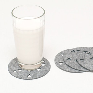 Round Coasters / Felt Coasters / Geometric Coasters