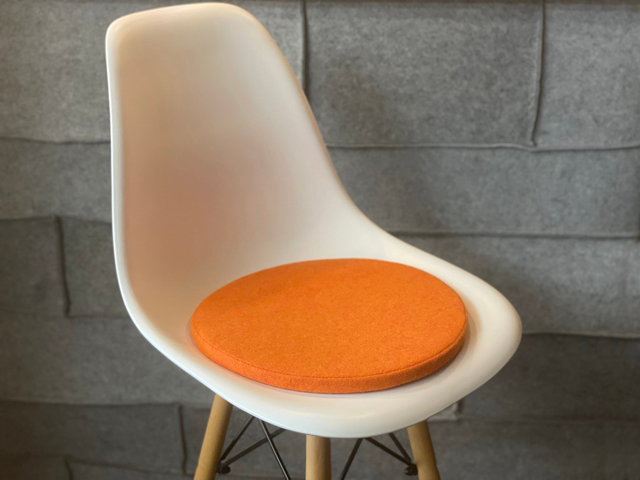 Felt seat pad for Eames Plastic Chair, Armchair, wool felt 5mm - werktat