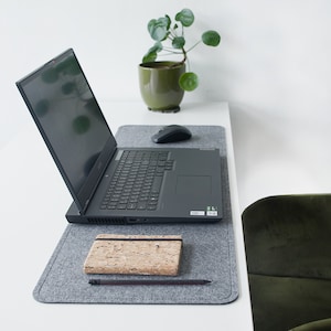 Felt Desk Pad / Desk Mat / Laptop Mat / Felt Desk Pad /Home office / Desk Blotter