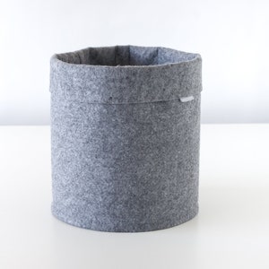 Cylinder Felt Basket / Storage Bin  / Plant holder / Cylinder planter