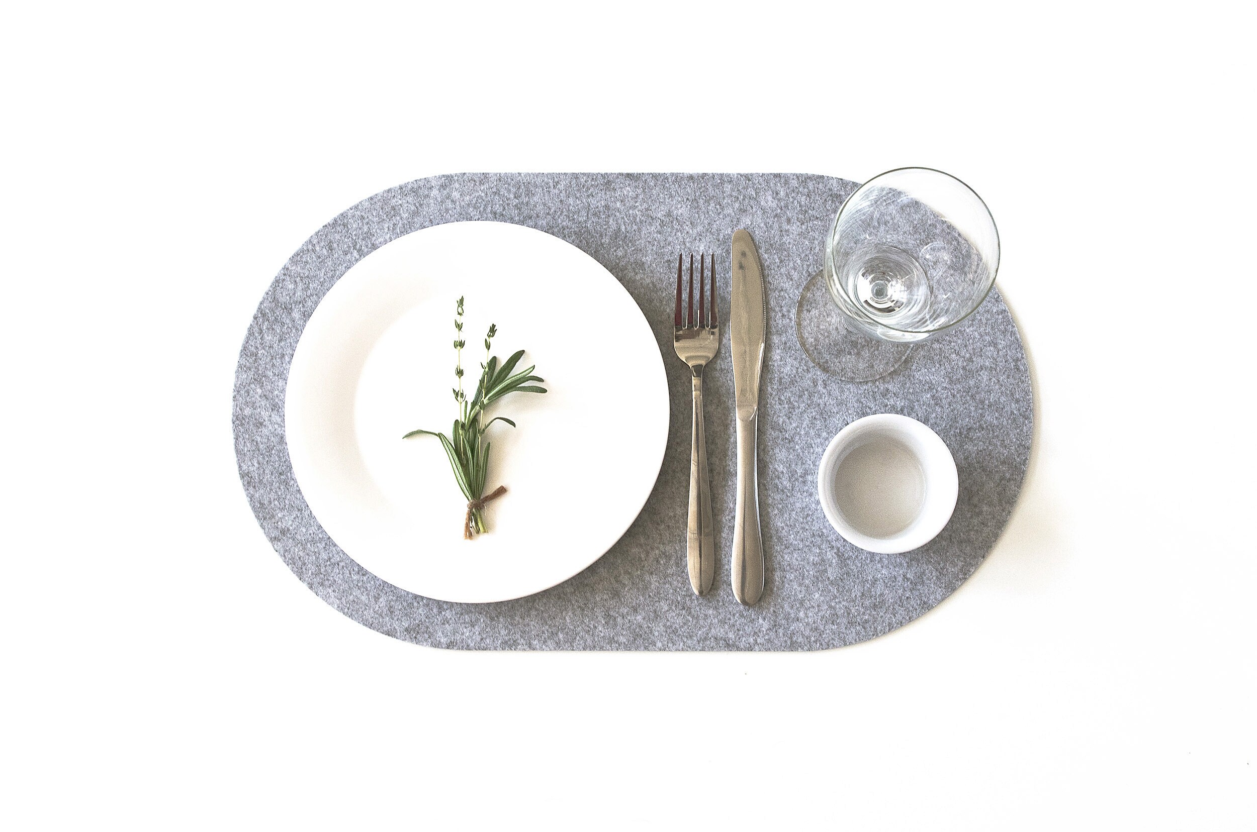 Set Oval Placemats/table Protector /dining Table Sets/ Modern Etsy UK