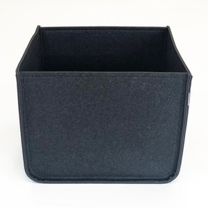 Set of 3 Bins with Lids / Felt Storage Bins / Home storage / Storage box with lid / Possible in Custom Size image 6