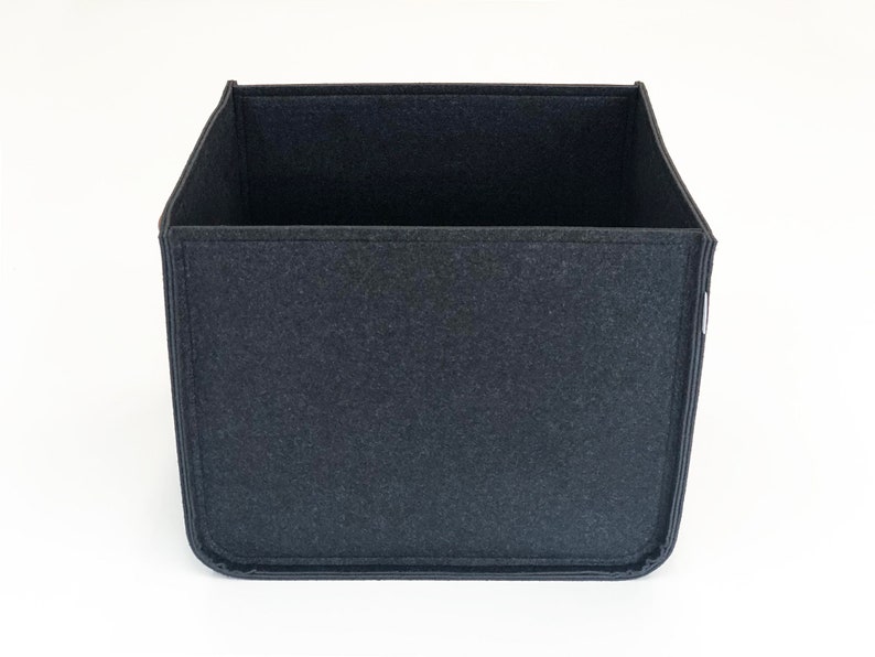 Set of 3 Bins with Lids / Felt Storage Bins / Home storage / Storage box with lid / Possible in Custom Size image 6