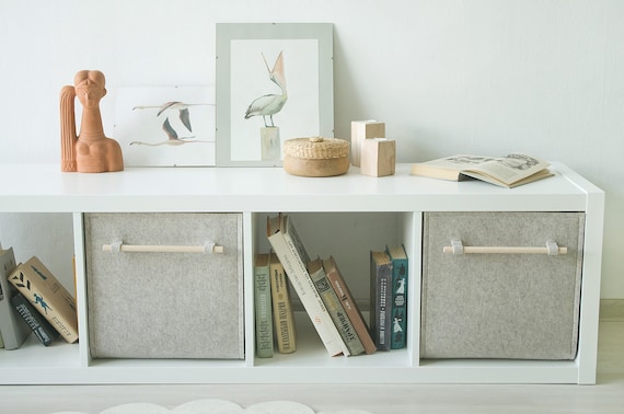 Storage Cube With Wood Handle Size 13x13x13 For Ikea Expedit Storage Cube With Wood Handle Size, Ikea 8 Cube Storage Dimensions In Cm