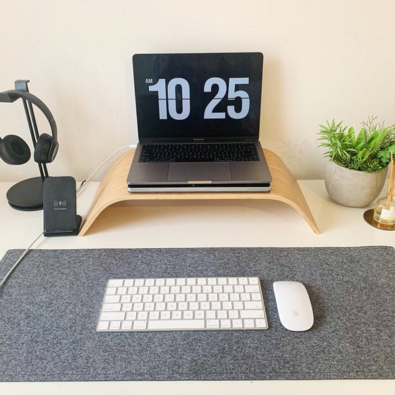 Custom Size Desk Mat / Felt Mat / Desk Pad / Laptop Mat / Etsy