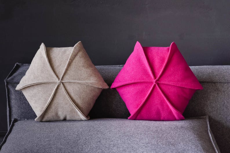 Modern Pillow / Accent Pillow / Throw Pillow / Designer Pillow Etsy