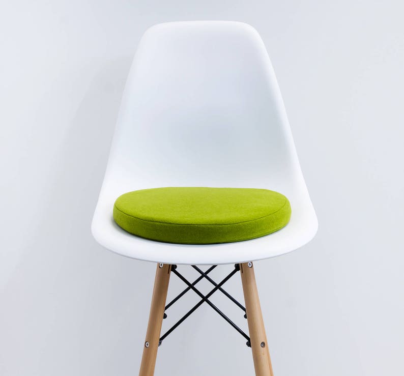 Round Seat Cushion Floor Seating Pad Modern Pillow Wooll Image 0