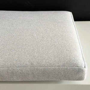 Custom Bench Cushion/ Window Seat Cover/ Banquette Cushion/ Microvelour/ Cushion 2 5.5 cm thick image 4