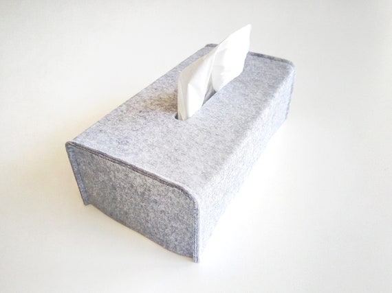 Copri Scatola Fazzoletti In Pelle PU - Perla Nera, Elegante Per Bagno E Casa - Foto 2