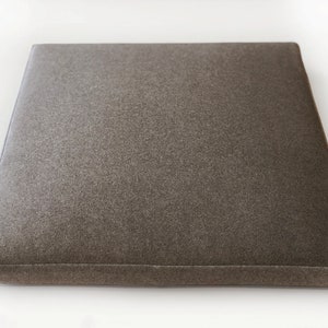 Custom Bench Cushion/ Window Seat Cover/ Banquette Cushion/ Microvelour/ Cushion 2 5.5 cm thick image 6