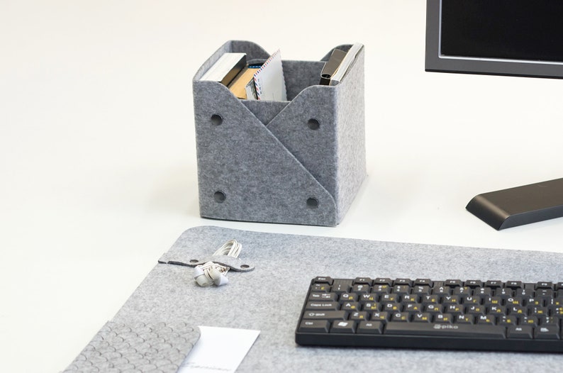 Desk Set / Gift Ideas / Desk Mat /storage Box / Coasters/ Etsy