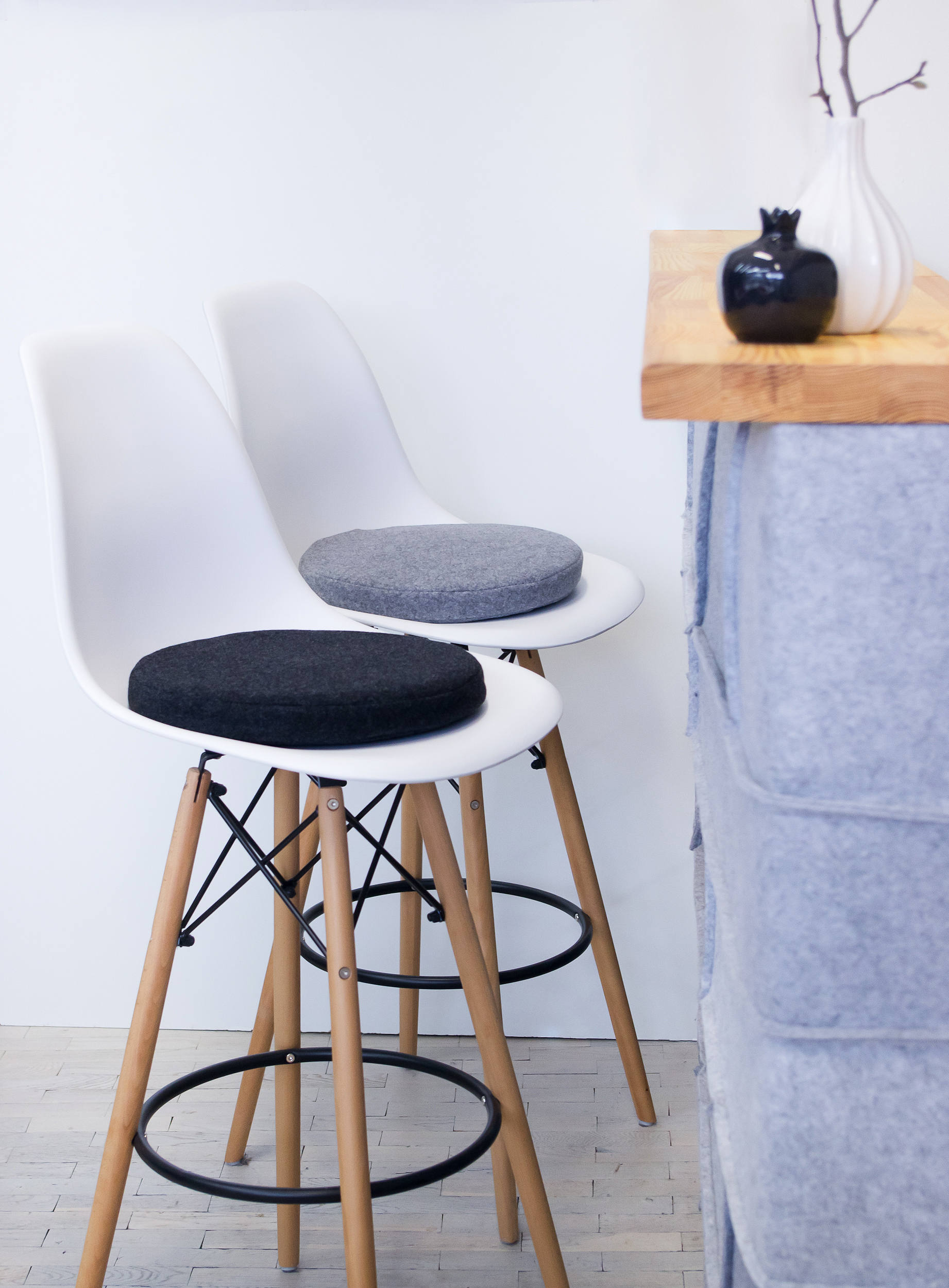 Round Seat Cushion / Floor Seating Pad /modern Pillow / Wool Etsy