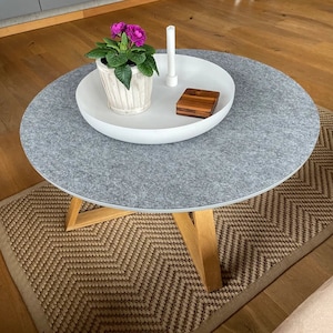 Large Round Pad / Felt table cover / Different sizes Mat image 5