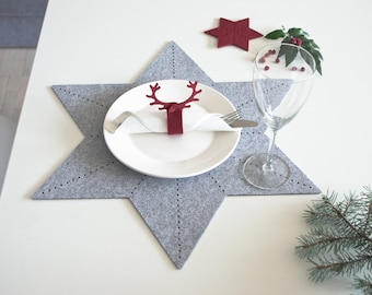 EDZARD Serviettenring »Hirsch«, Stahl, 4er-Set , Ringe Für Stoffservietten Und Papierservietten Serviettenhalter Als Tischdeko Mit Silber Optik Fuer Hochzeit Und Weihnachten Edel Versilbert S0z1q0g1