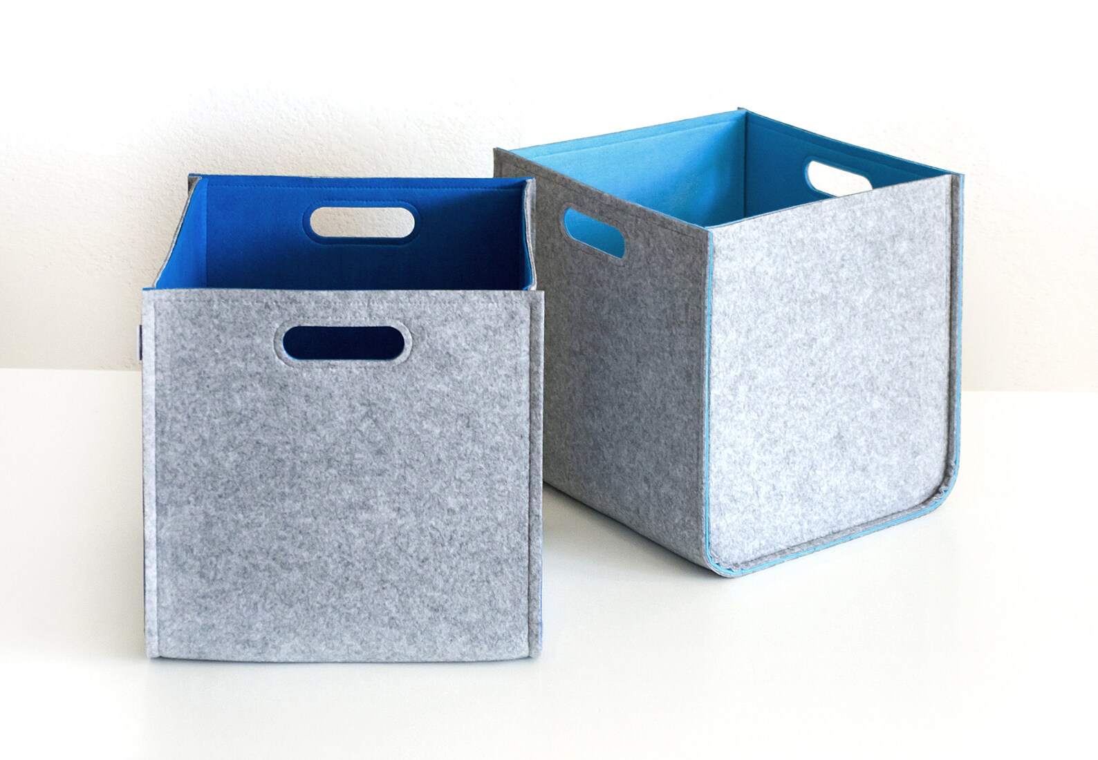 Strong Storage Box / Large Felt Basket / Shelf Storage Bin / Etsy