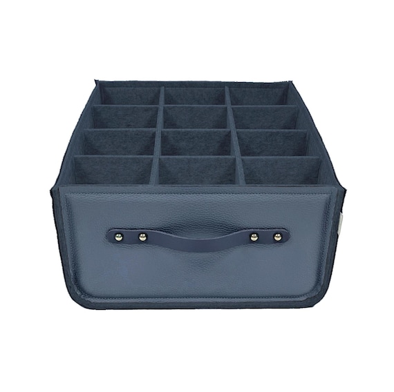 2x Faltbare Aufbewahrungswürfel – 26,7 X 26,7 X 27,9 Cm, Schwarz, Aus Vlies, Mit Griffen