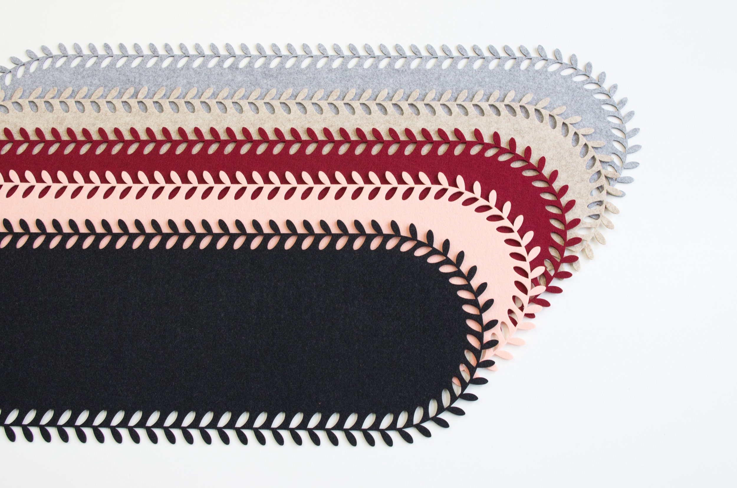 Unique Table Runner / Felt Runner /Table Decoration/ Etsy