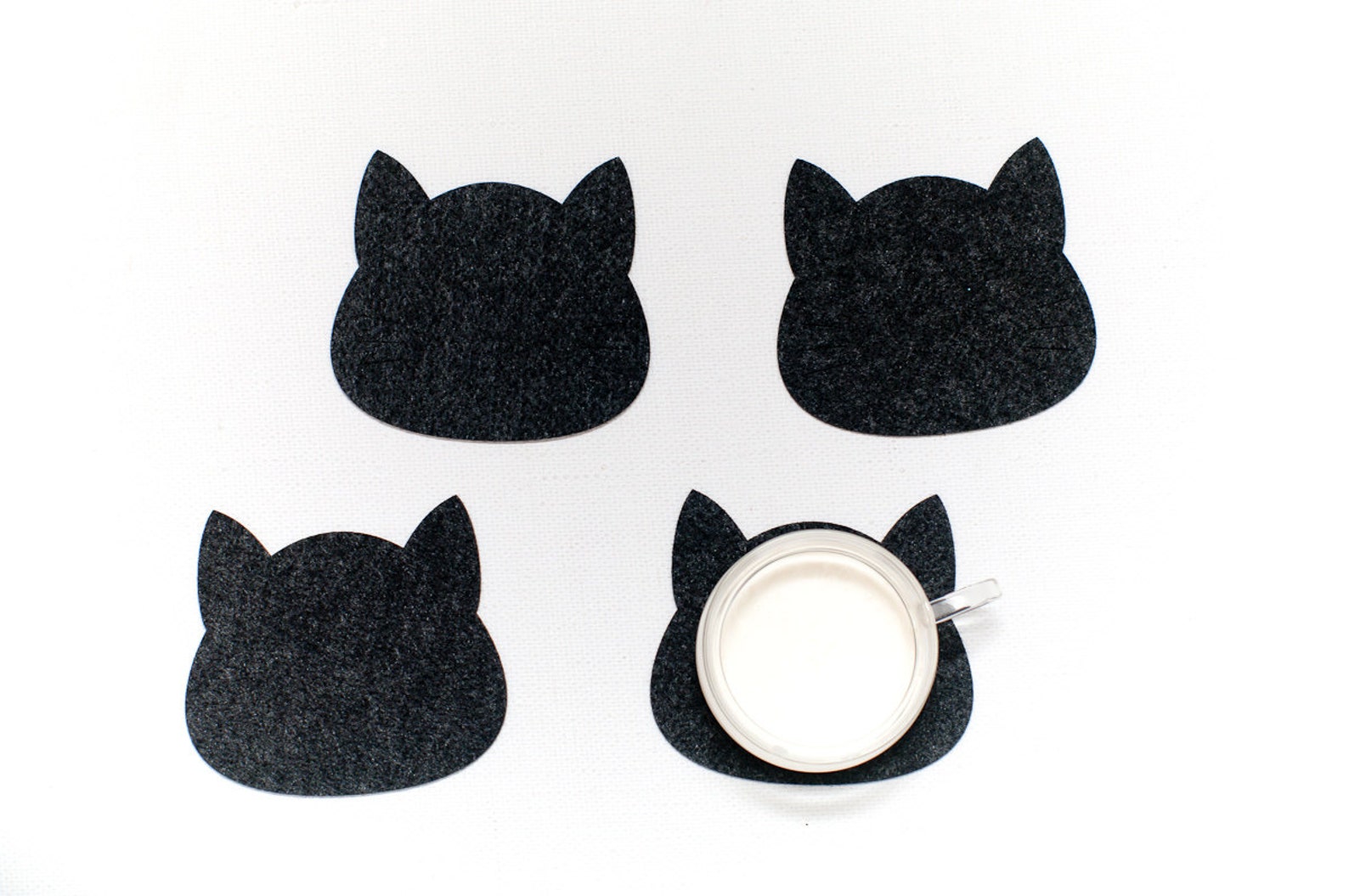 Cats Coasters / Set Coasters / Cute Coasters / Gift Cat Lover Etsy