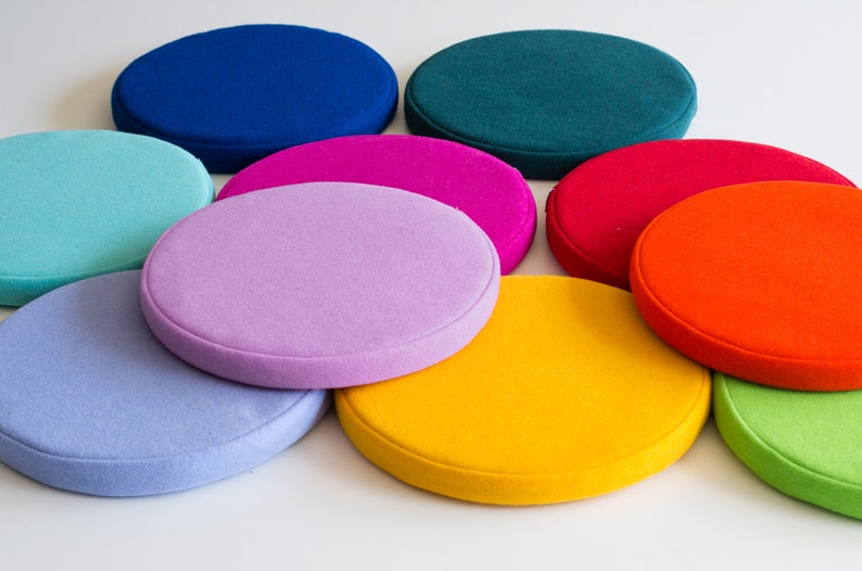 Sitzkissen Kinder 45x45cm - Niedliche Tier Polster Für Stuhl & Boden