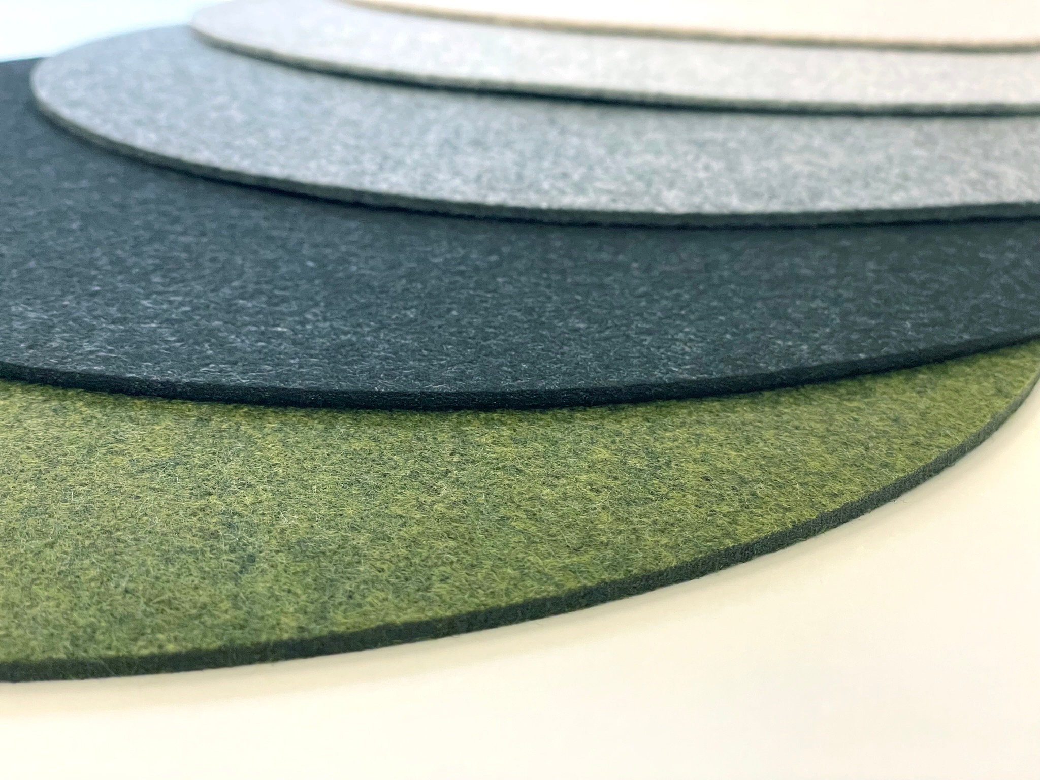 Large Round  Pad/ Felt Table Cover/ Customizable Sizing