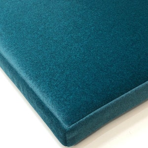 Custom Bench Cushion/ Window Seat Cover/ Banquette Cushion/ Microvelour/ Cushion 2 5.5 cm thick image 7