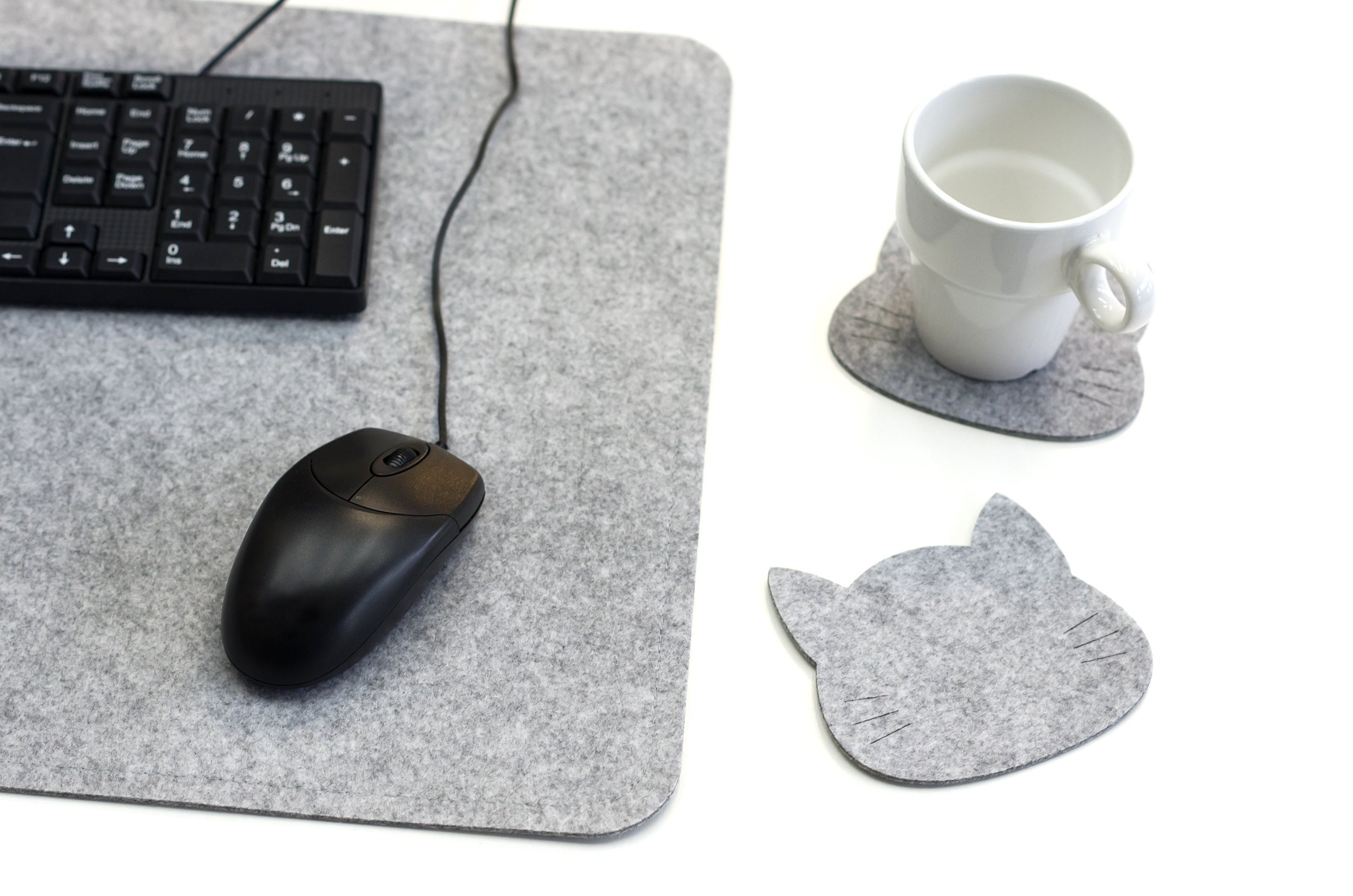 Desk Set / Gift Ideas / Desk Mat /storage Box / Coasters/ Etsy