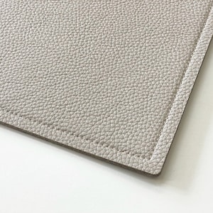 Vegan Leather and Felt Desk Pad / Two-sided Laptop Mat / Desk Mat / Different sizes Mat