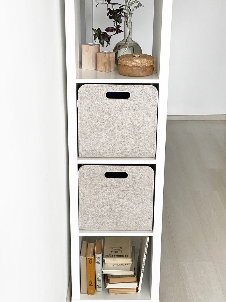 Modern Storage Basket / Felt Storage Bin / Household Storage / Possible in Custom Size image 4