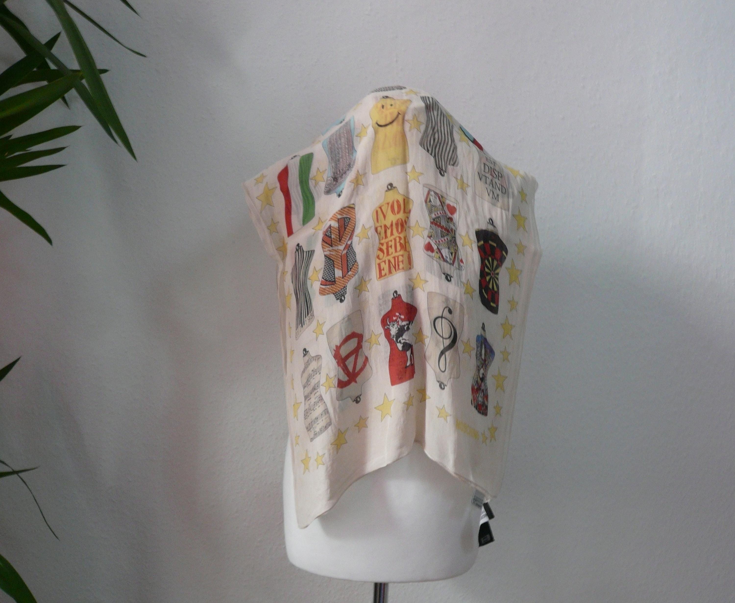 Moschino Silk Scarf - Etsy