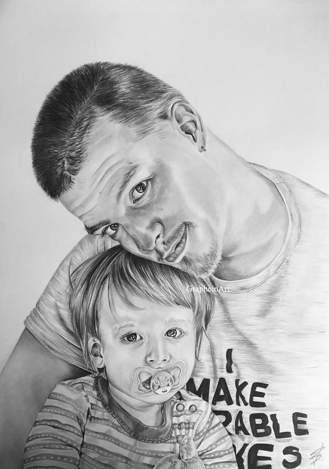 Pencil Drawing By Hand Large A3 Realistic Drawing From Picture Art Etsy Pencil drawing by hand large a3 realistic drawing from picture art etsy
