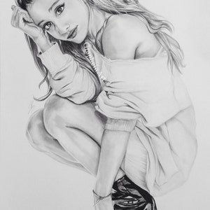 Custom hand drawn portrait photorealistic graphite pencil sketch drawing from your photo image 2