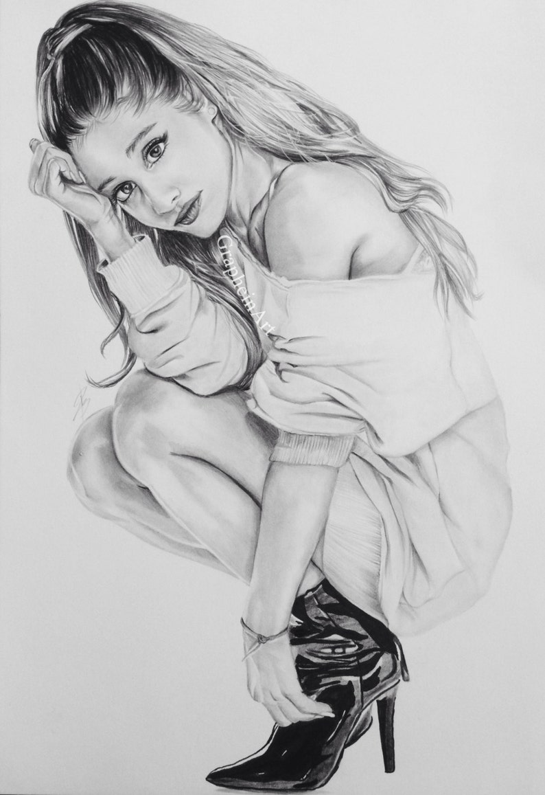 Custom hand drawn portrait photorealistic graphite pencil sketch drawing from your photo image 2