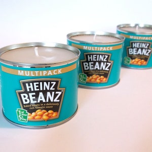 Candle in a Heinz Baked Bean Tin