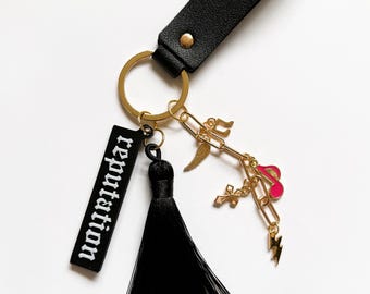 Taylor Swift Eras Tour Keychain, Swiftie Gift, Era Inspired Acrylic Keychain, Cute Pop Music Fan Merch, Bag Charm Accessory