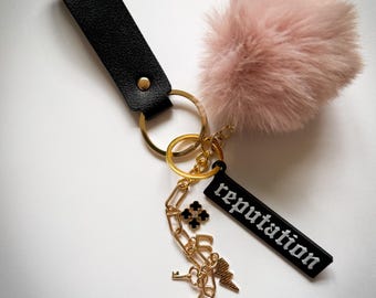 Taylor Swift Eras Tour Keychain, Swiftie Gift, Era Inspired Acrylic Keychain, Cute Pop Music Fan Merch, Bag Charm Accessory