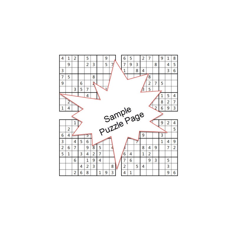 Medium-hard Sudoku Puzzles Answer Keys E-book 200 Printable | Etsy