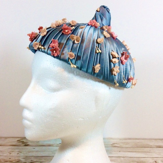 1940’s Ladies Hat Silk from Tokyo, Beautiful Colle