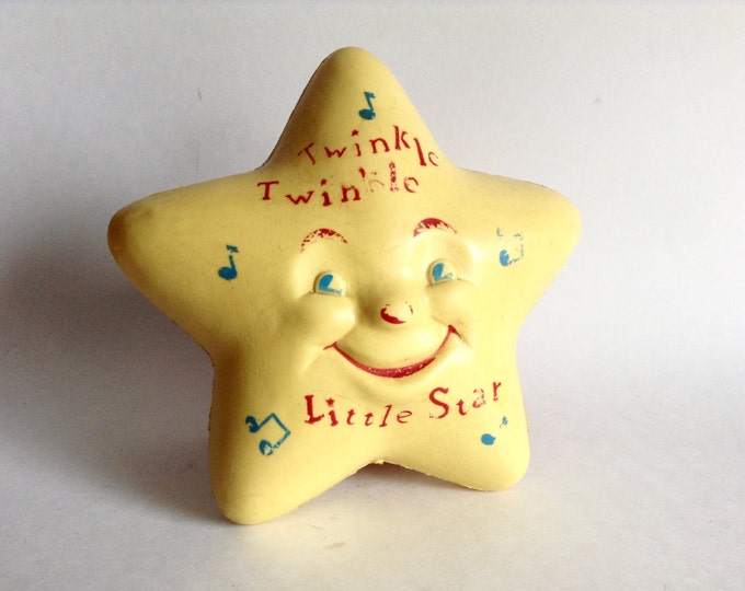 Mid Century Crib Music Box Vintage Star Twinkle Twinkle Etsy
