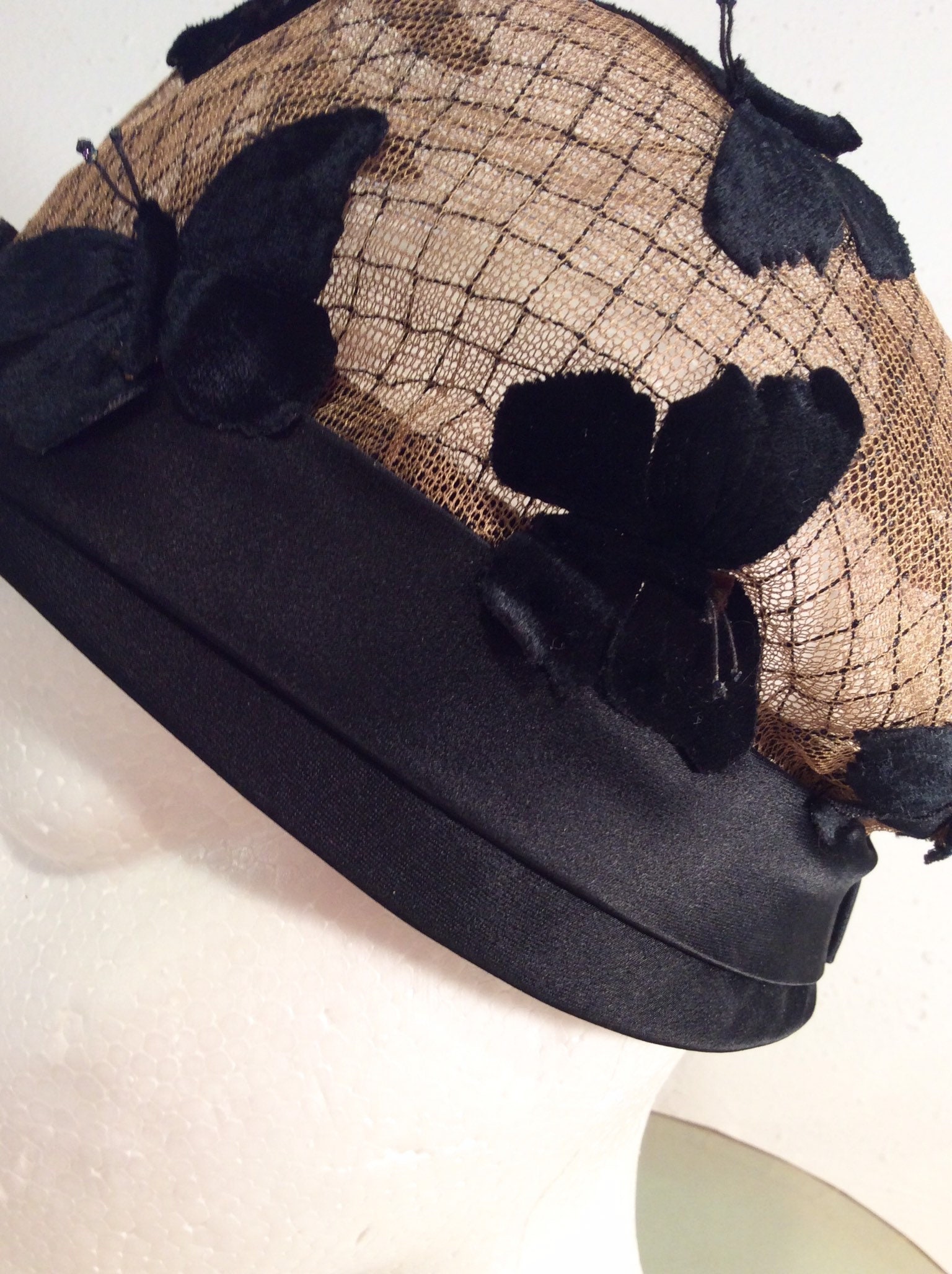 Vintage 1940's Jan Leslie Hat Vintage Netted Butterfly Etsy Singapore