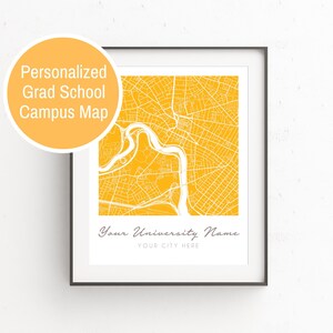 Masters Degree Graduation Gift, Personalized Map Art, Grad Student Custom Map, PhD student gift, Professor gift, Grad School Gift, MBA