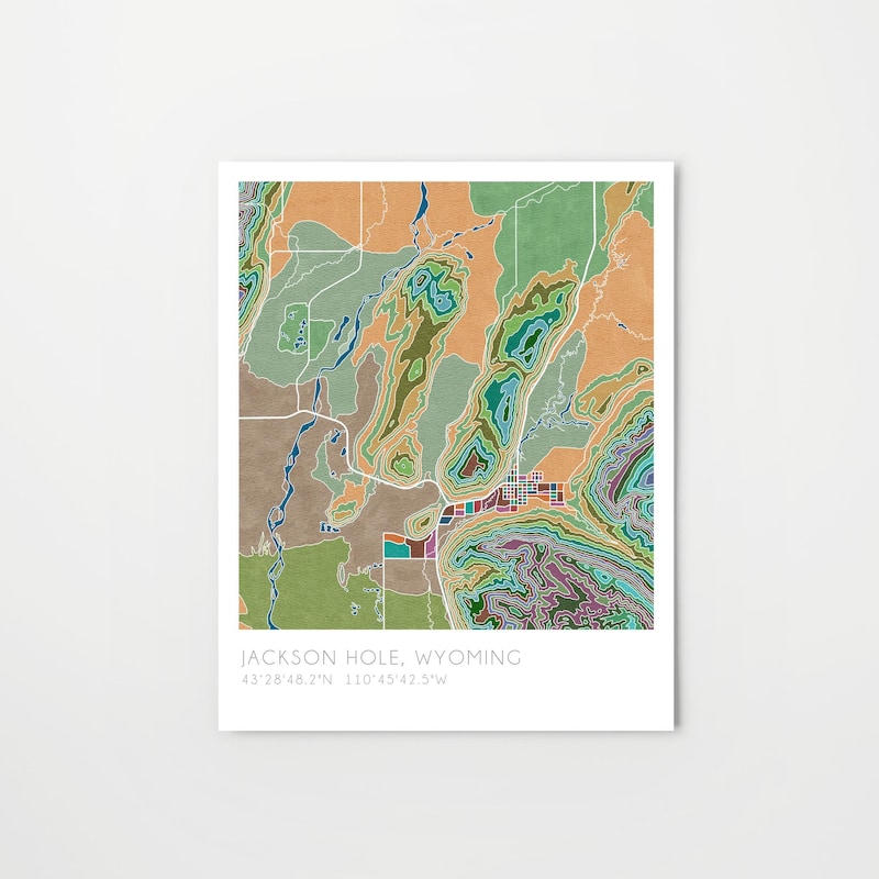 Wyoming Rock Wall Etsy