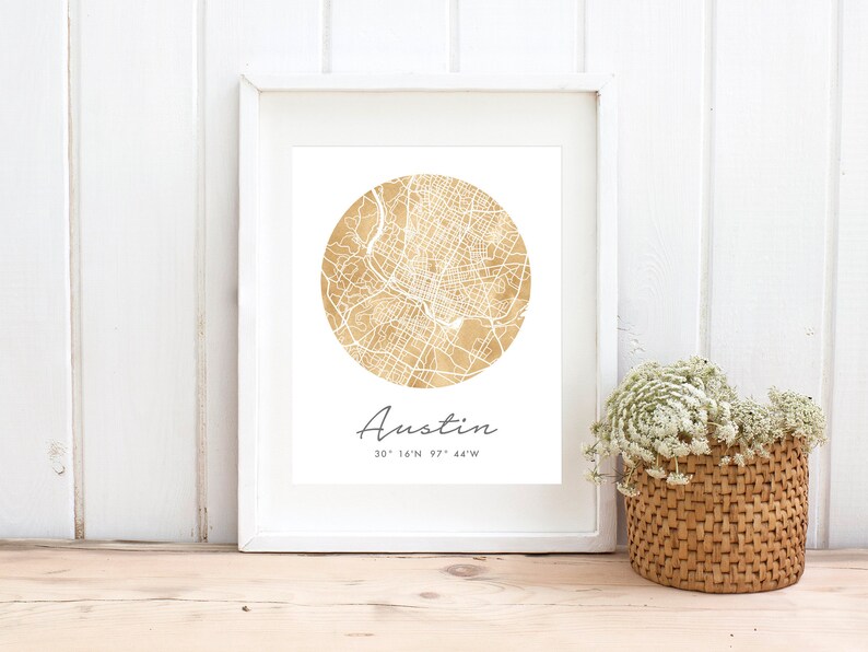 Custom Map Watercolor Print Personalized Gift Keepsake Map | Etsy