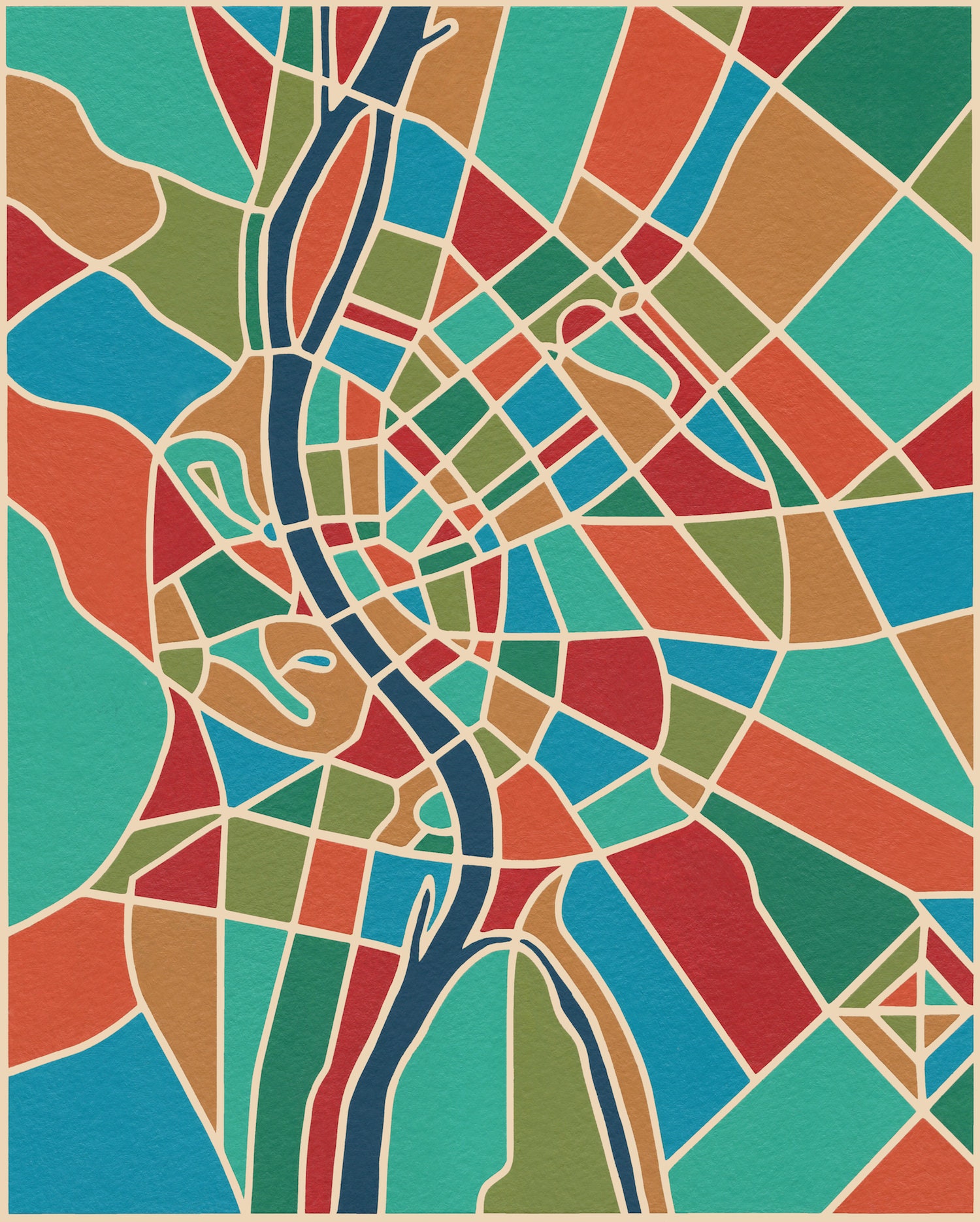 Budapest map Hungary wall art travel gift city map wall Etsy.de